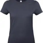#E190 Ladies' T-shirt, navy — productfoto 24