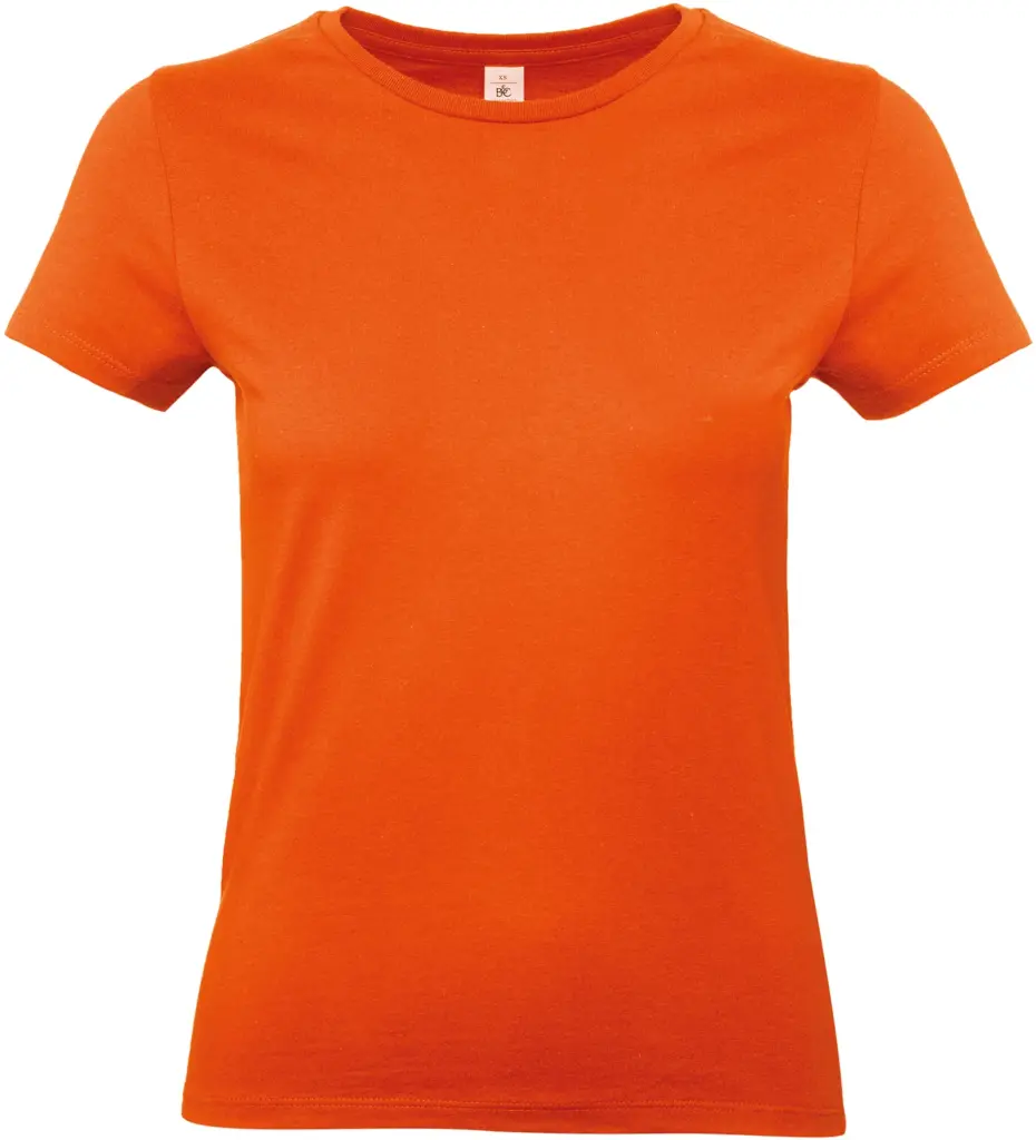 #E190 Ladies' T-shirt, orange — productfoto 26