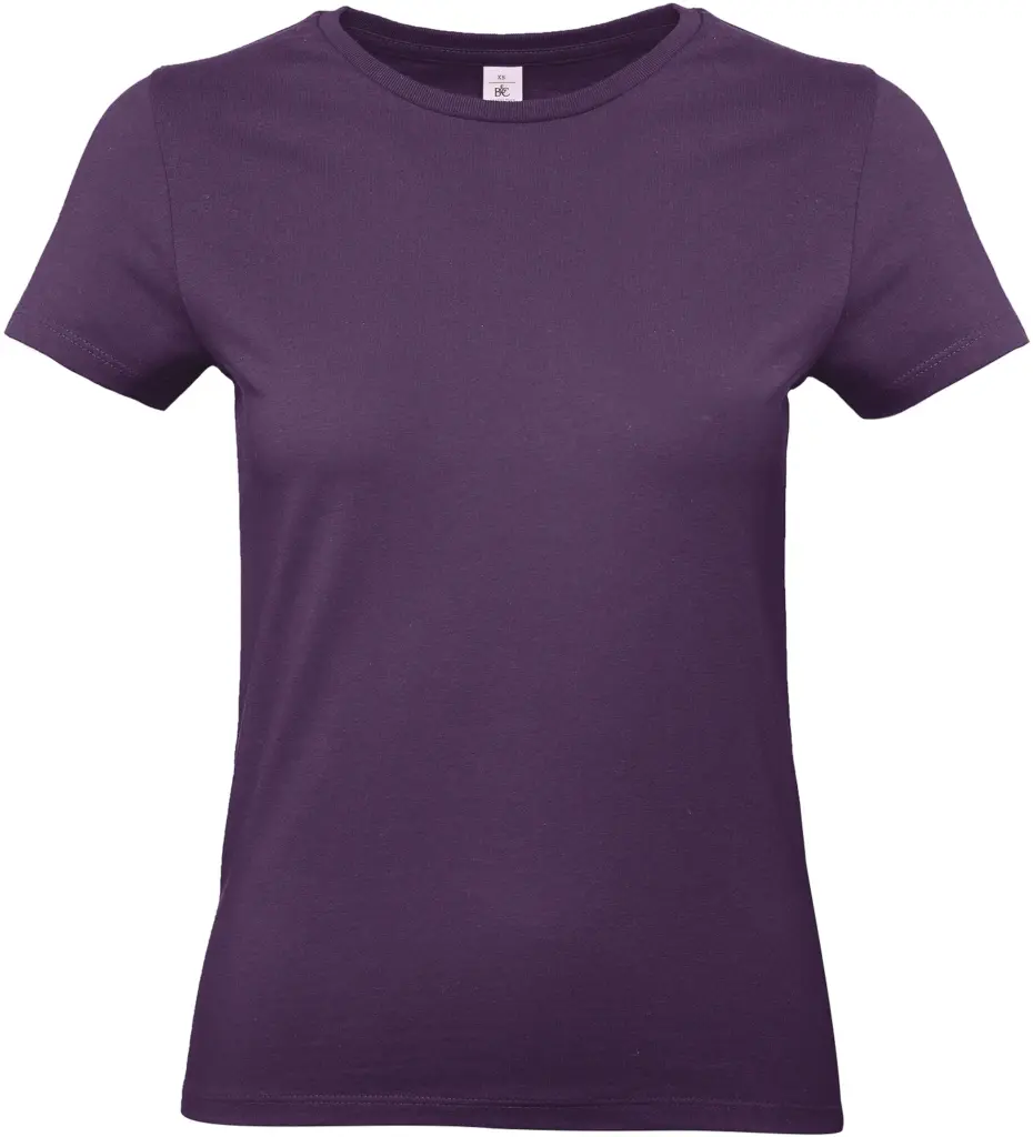 #E190 Ladies' T-shirt, radiant purple — productfoto 31