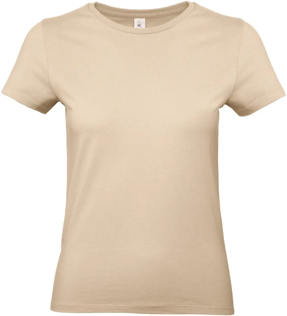 #E190 Ladies' T-shirt, sand — productfoto 34
