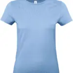 #E190 Ladies' T-shirt, sky blue — productfoto 35