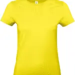 #E190 Ladies' T-shirt, solar yellow — productfoto 36