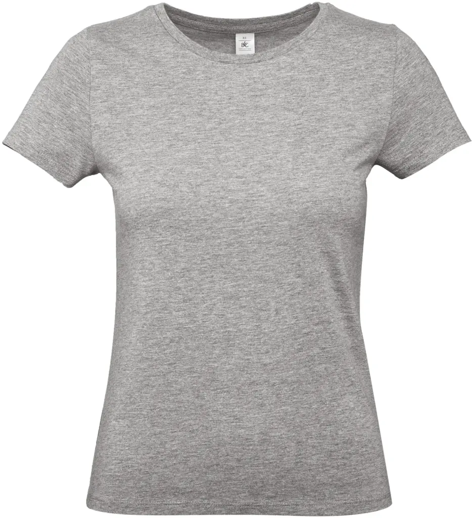 #E190 Ladies' T-shirt, sport grey — productfoto 38