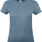 #E190 Ladies' T-shirt, stone blue — productfoto 39