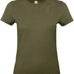 #E190 Ladies' T-shirt, urban khaki — productfoto 42