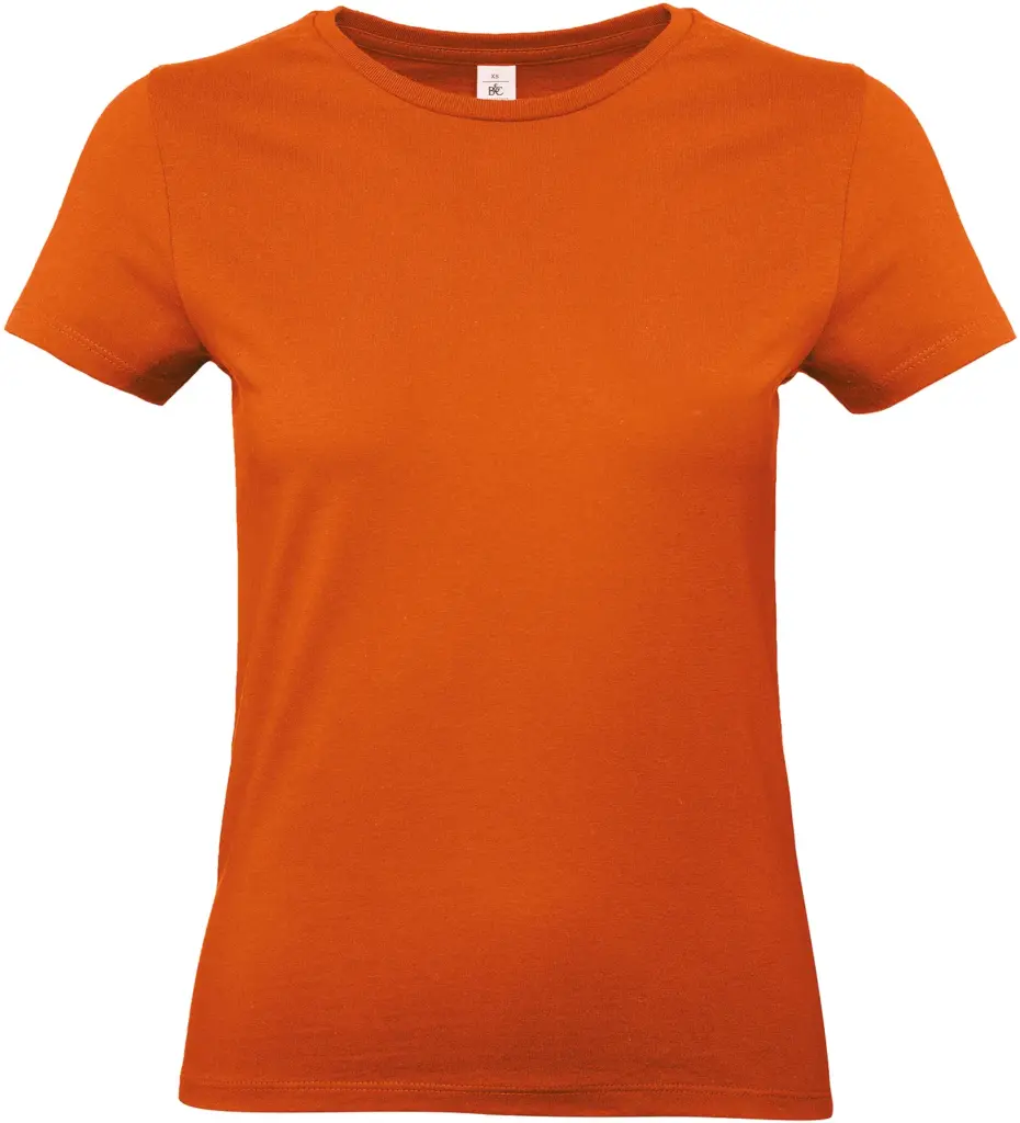 #E190 Ladies' T-shirt, urban orange — productfoto 43