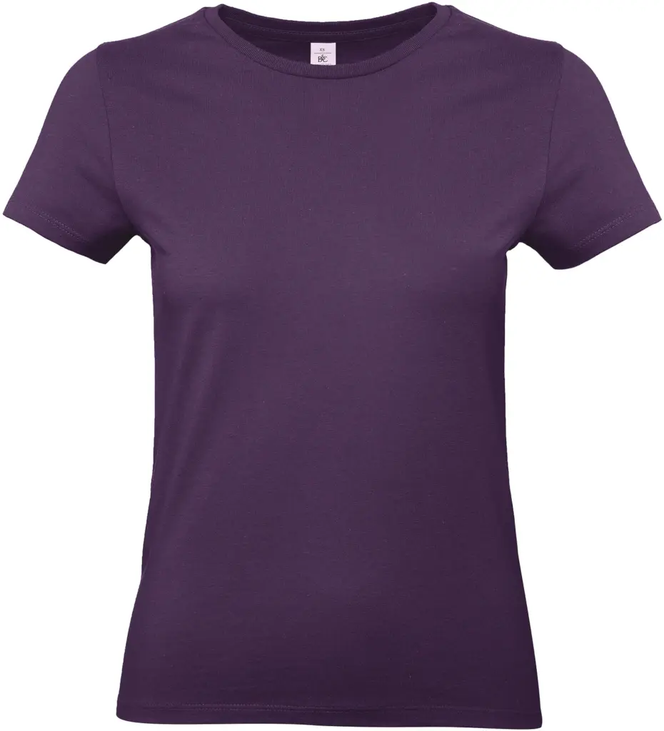 #E190 Ladies' T-shirt, urban purple — productfoto 44