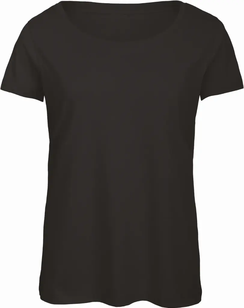 PS_CGTW056_BLACK - Hidalgo TriBlend T-shirt / Woman, black — productfoto 2