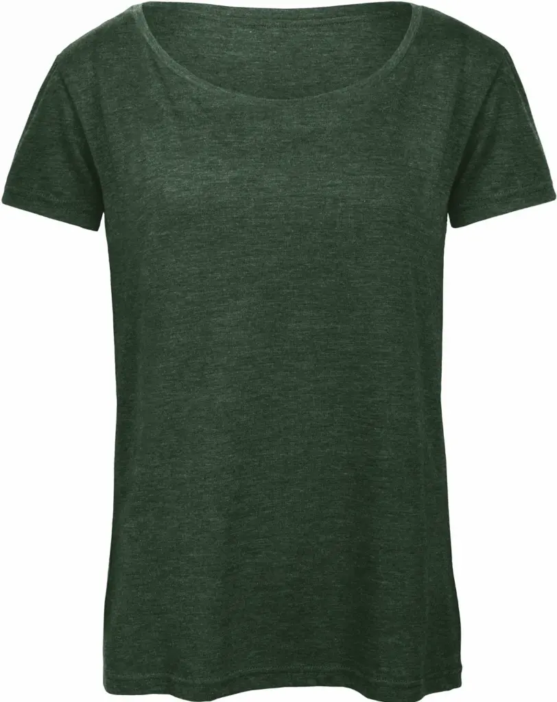 PS_CGTW056_HEATHERFOREST - Hidalgo TriBlend T-shirt / Woman, heather forest — productfoto 6