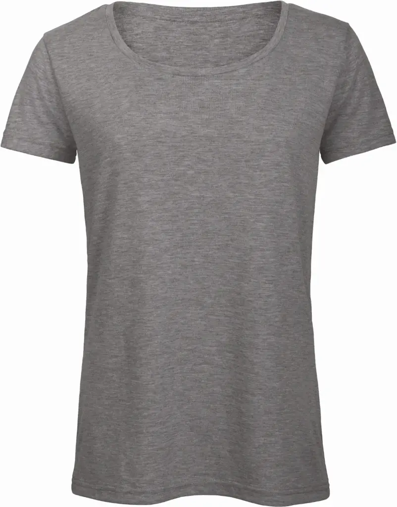 PS_CGTW056_HEATHERLIGHTGREY - Hidalgo TriBlend T-shirt / Woman, heather light grey — productfoto 8