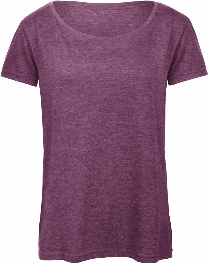 PS_CGTW056_HEATHERPURPLE - Hidalgo TriBlend T-shirt / Woman, heather purple — productfoto 12