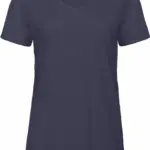 TriBlend V-neck TEE / Woman, heather navy — productfoto 4