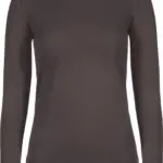 #E150 Ladies' T-shirt long sleeves, bear brown — productfoto 6
