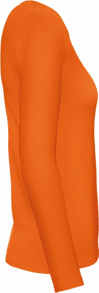 PS_CGTW06T-S_ORANGE - Hidalgo #E150 Ladies' T-shirt long sleeves, orange — productfoto 11