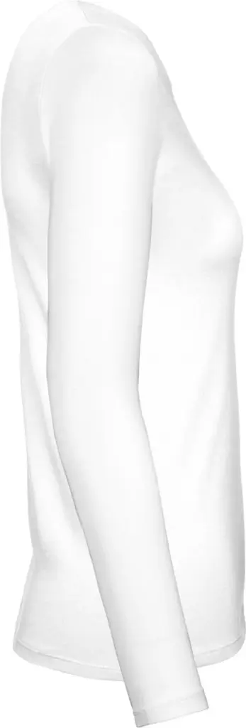 PS_CGTW06T-S_WHITE - Hidalgo #E150 Ladies' T-shirt long sleeves, white — productfoto 16