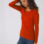 Ladies' organic Inspire long-sleeve T-shirt