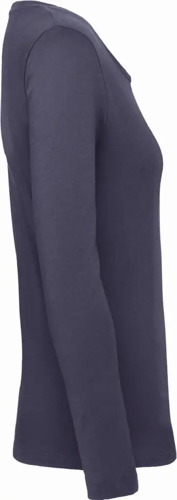 Ladies' organic Inspire long-sleeve T-shirt, urban navy — productfoto 5