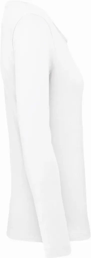 Ladies' organic Inspire long-sleeve T-shirt, white — productfoto 6