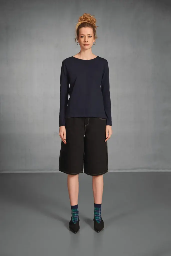 #E190 Ladies' T-shirt long sleeve — productfoto 3