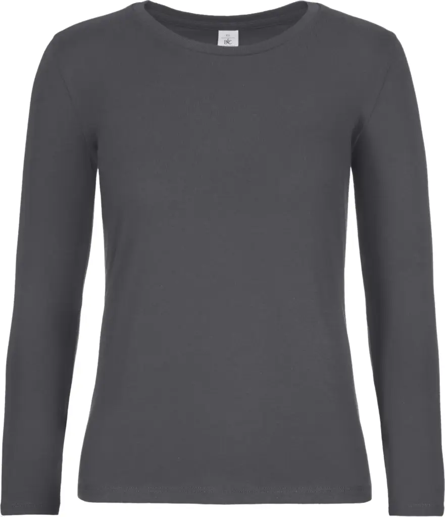 Custom Women's Long Sleeve E190 Slim Fit Cotton XS-3XL — product photo 8