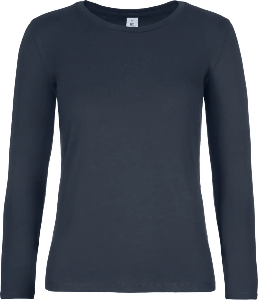 Custom Women's Long Sleeve E190 Slim Fit Cotton XS-3XL — product photo 9