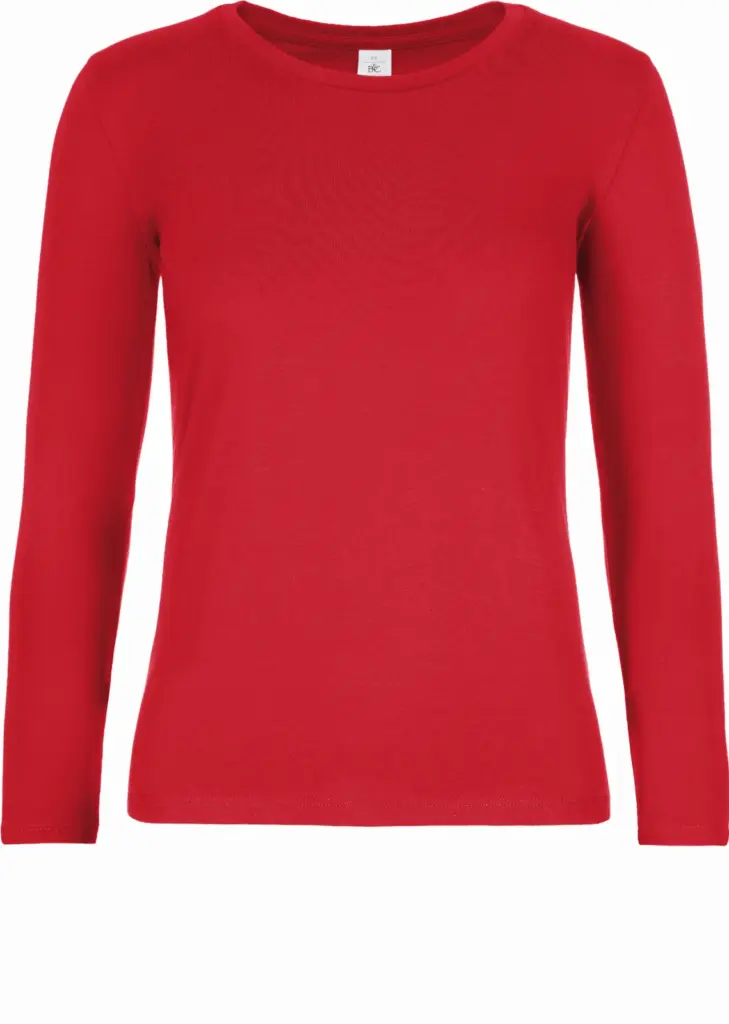 Custom Women's Long Sleeve E190 Slim Fit Cotton XS-3XL — product photo 10