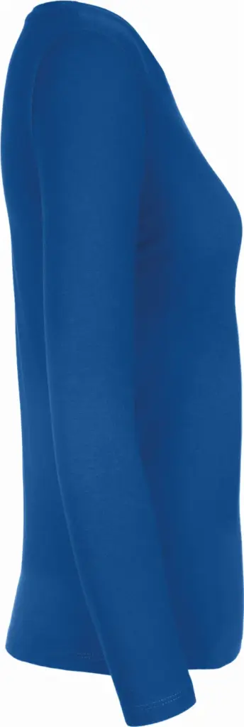 #E190 Ladies' T-shirt long sleeve, royal blue — productfoto 10