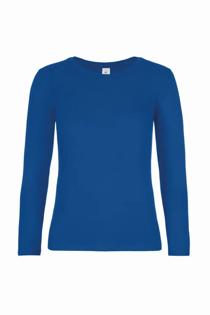 Custom Women's Long Sleeve E190 Slim Fit Cotton XS-3XL — product photo 11