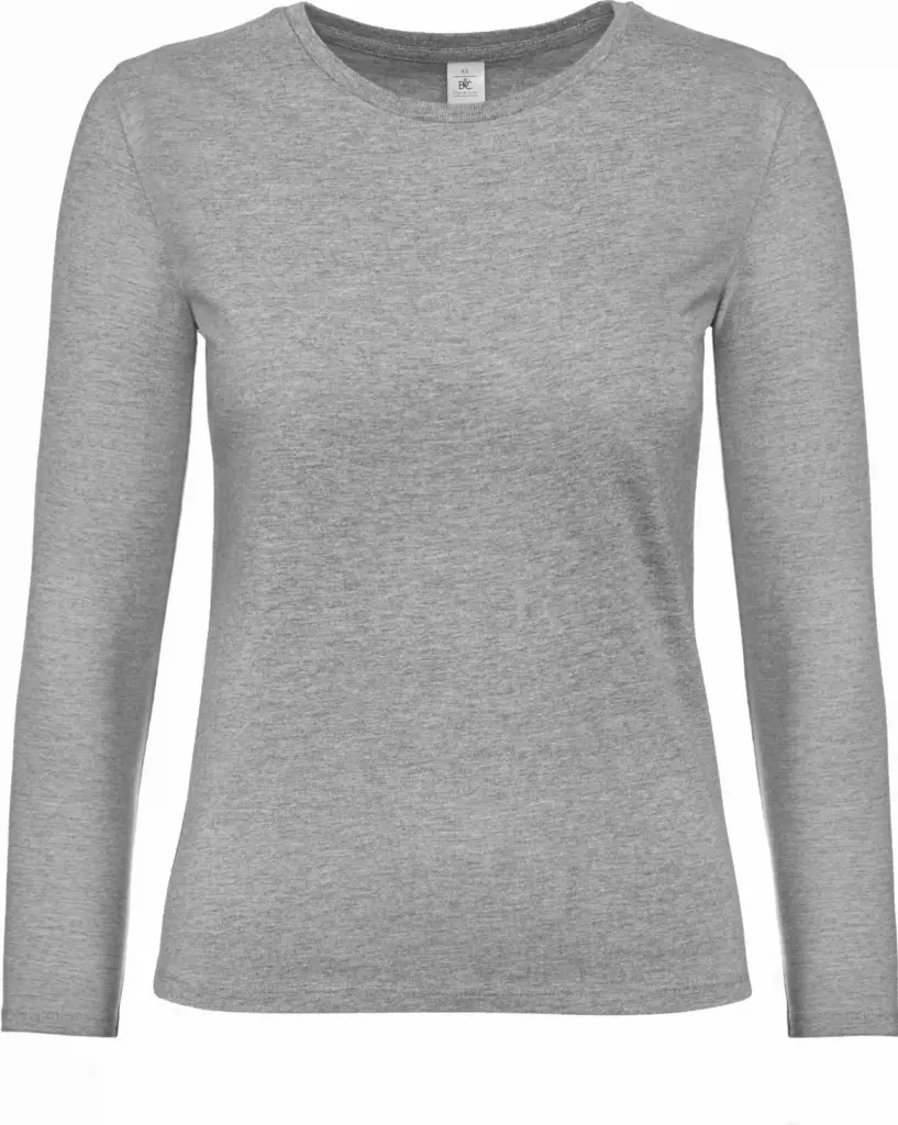 Custom Women's Long Sleeve E190 Slim Fit Cotton XS-3XL — product photo 12