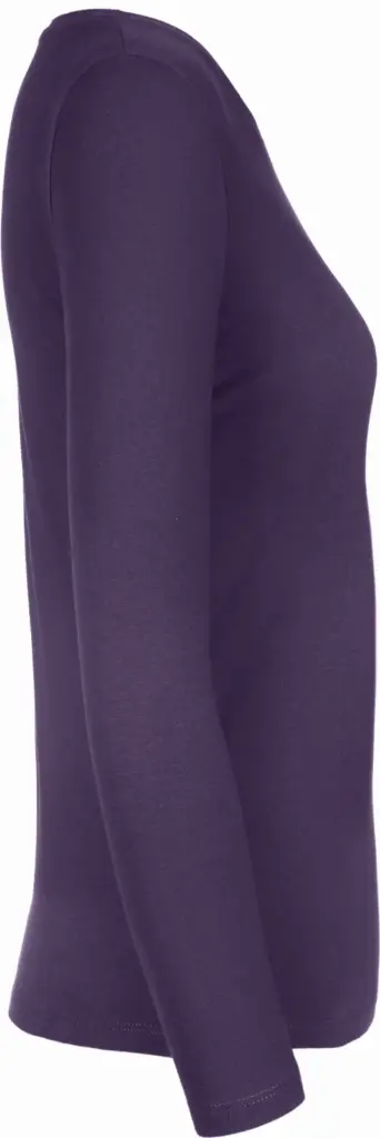 #E190 Ladies' T-shirt long sleeve, urban purple — productfoto 13