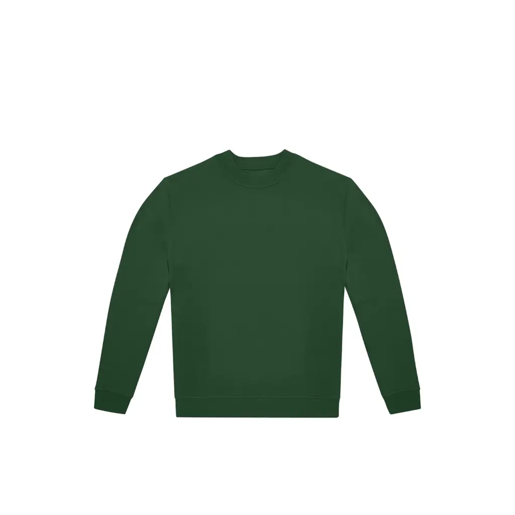 Uniseks sweater met ronde hals ID.332, bottle green — productfoto 4