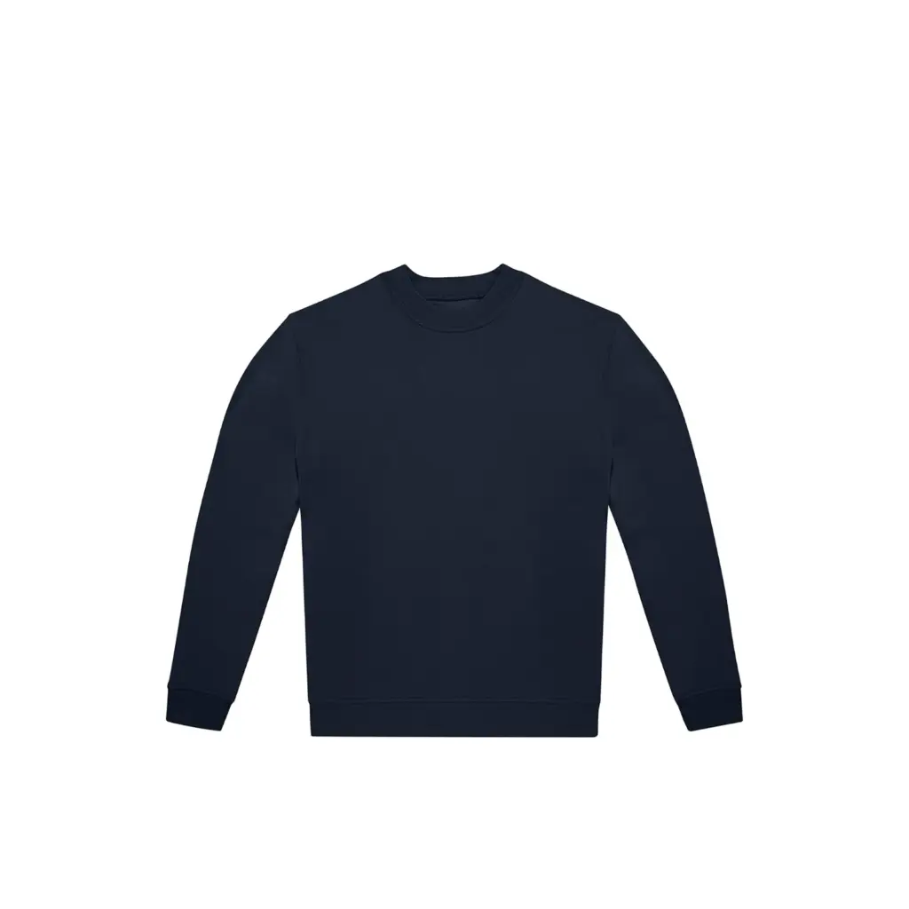 Uniseks sweater met ronde hals ID.332, navy — productfoto 8