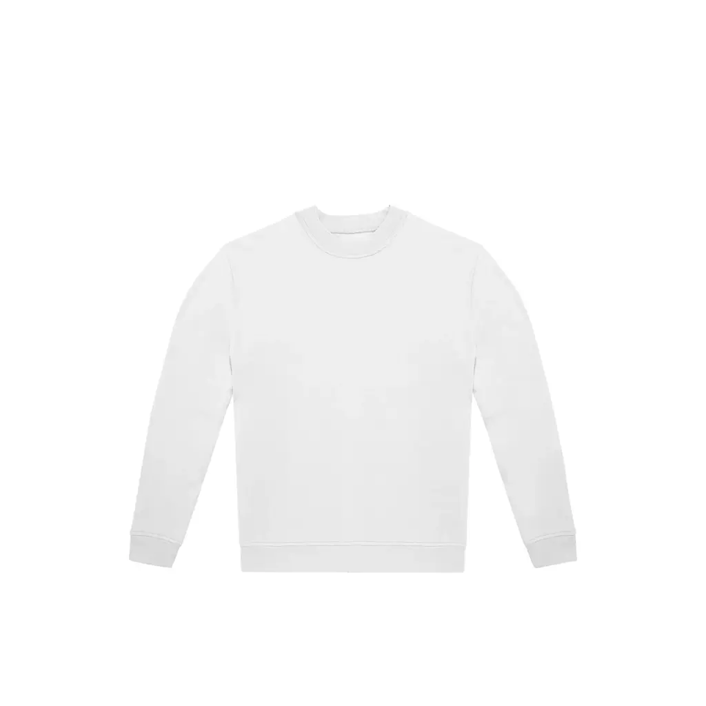 Uniseks sweater met ronde hals ID.332, white — productfoto 13
