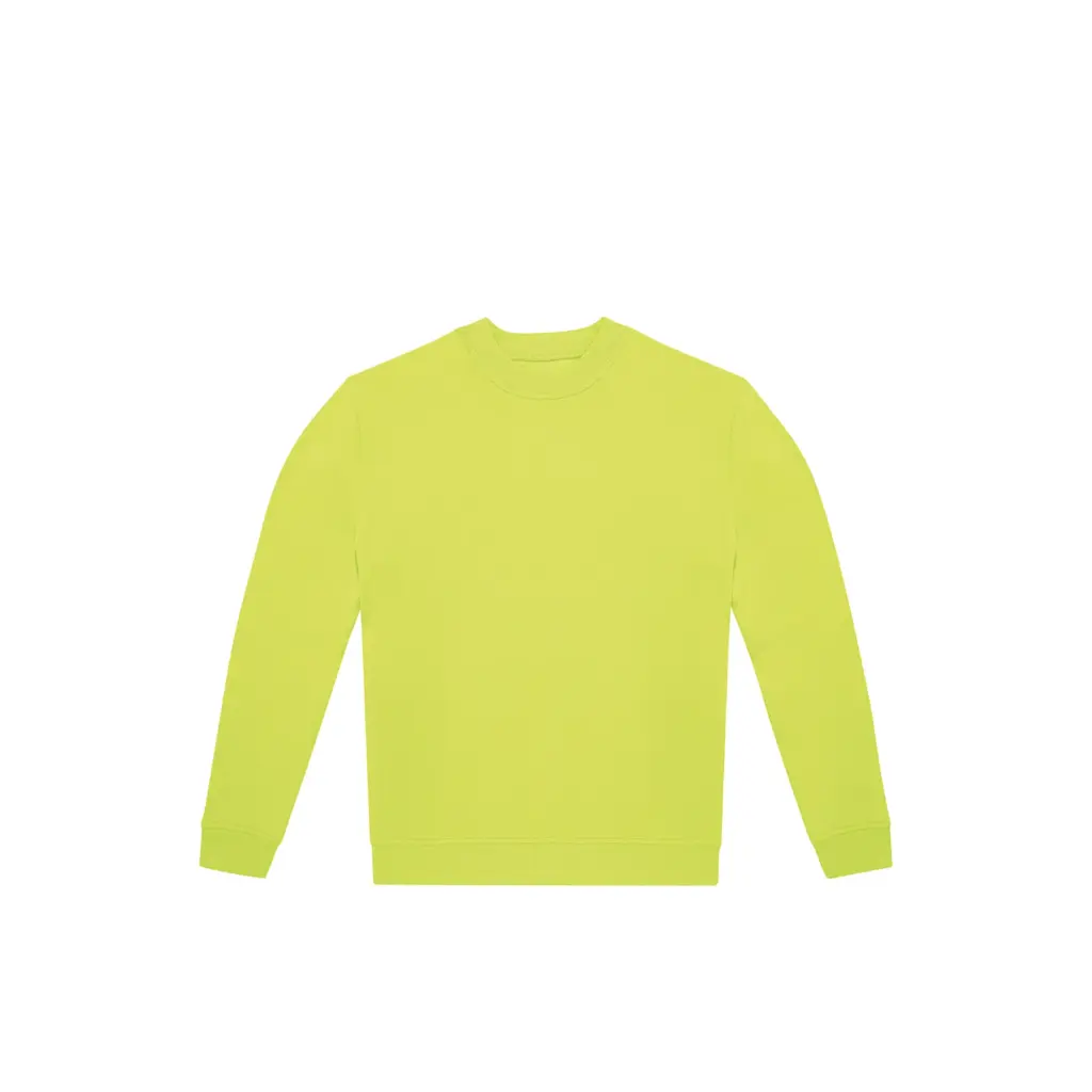 Sweater met ronde hals ID.222, acid lime — productfoto 2