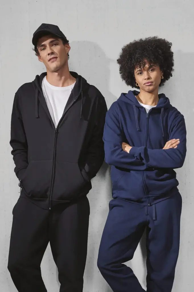 Hoodie met rits ID.224 (50/50)