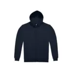 Hoodie met rits ID.224 (50/50), navy — productfoto 6