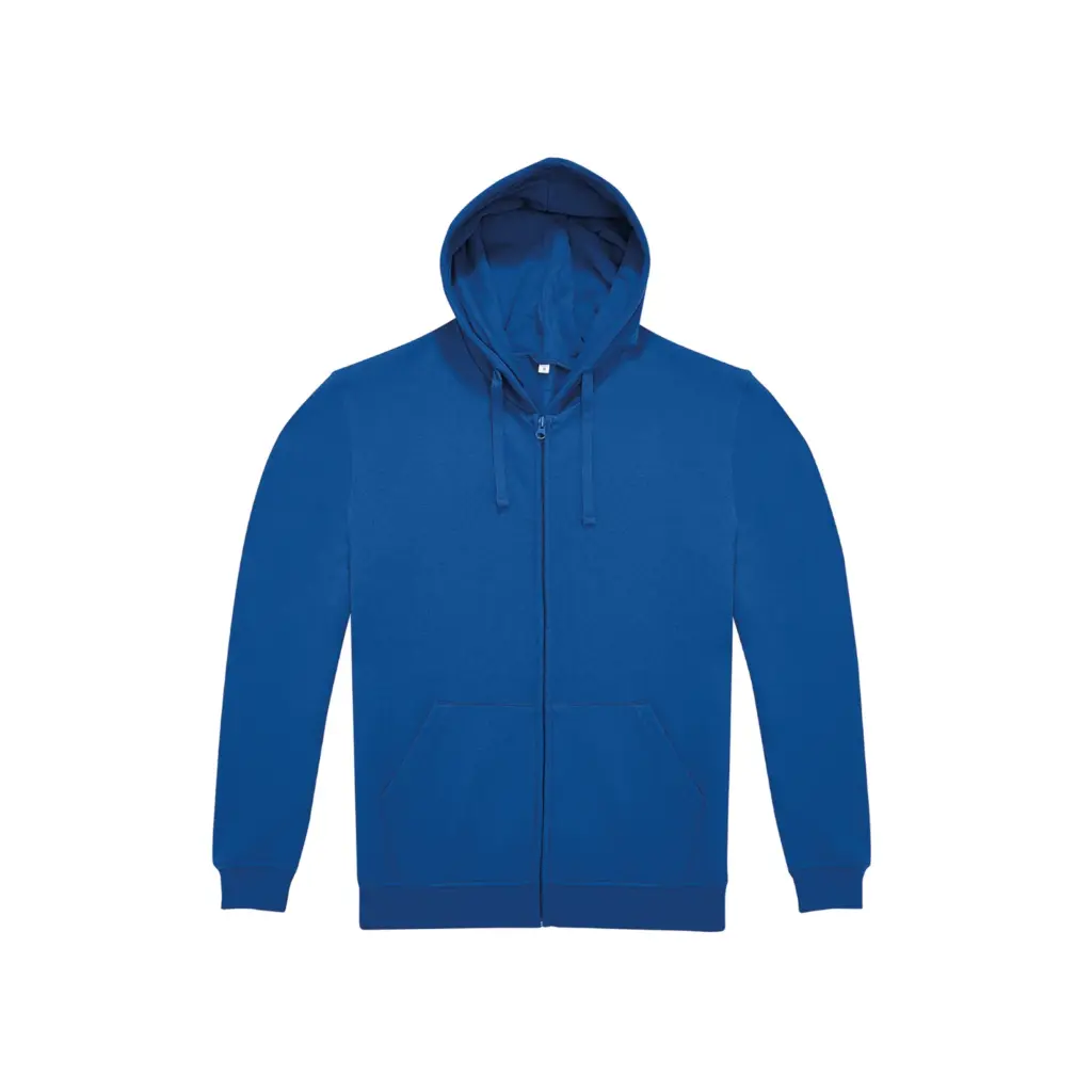 Hoodie met rits ID.224 (50/50), royal blue — productfoto 8
