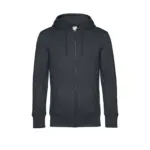 PS_CGWU03K_ASPHALT - Hidalgo KING Sweatshirt met rits, asphalt