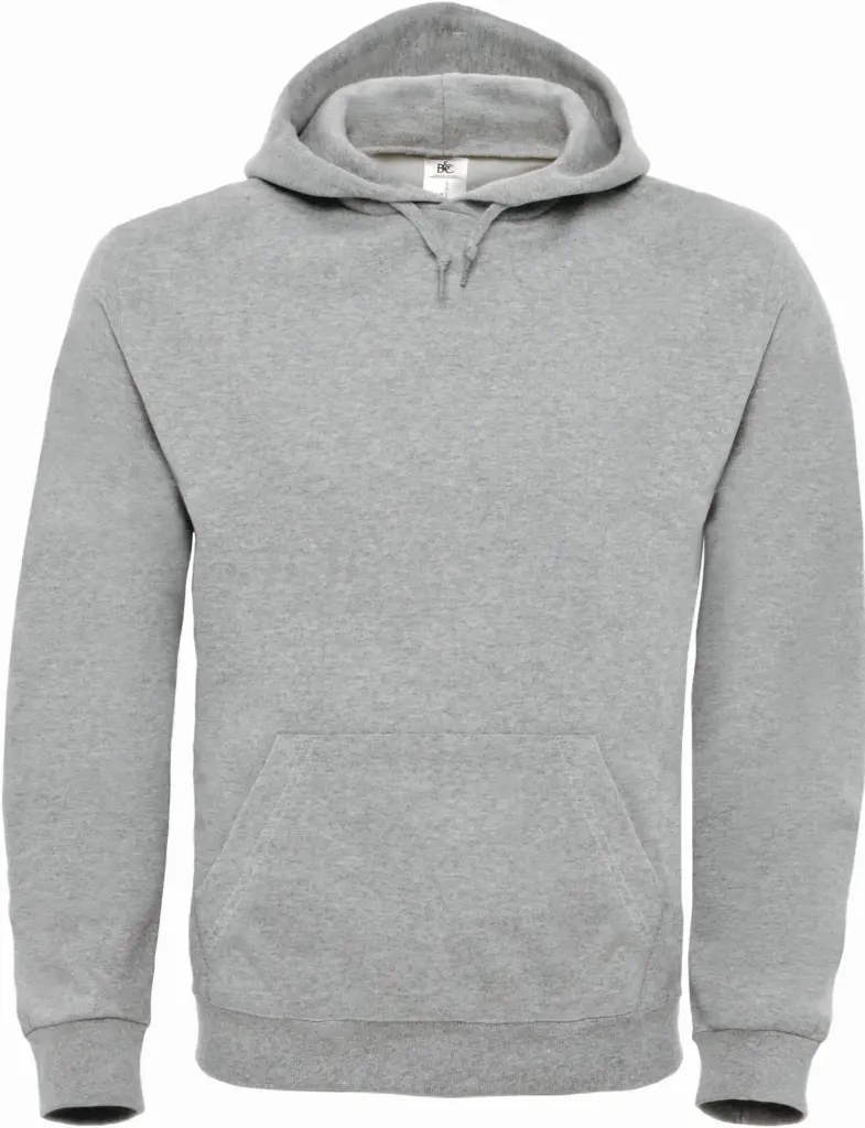 Id.003 Sweater met capuchon, heather grey — productfoto 5