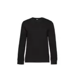 PS_CGWW01Q_BLACKPURE - Hidalgo QUEEN Sweater met ronde hals, black pure