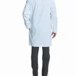 PS_CHCKE460-B_WHITE - Hidalgo-werbeartikel Uniseks labjas van 96,5 cm, white — productfoto 11