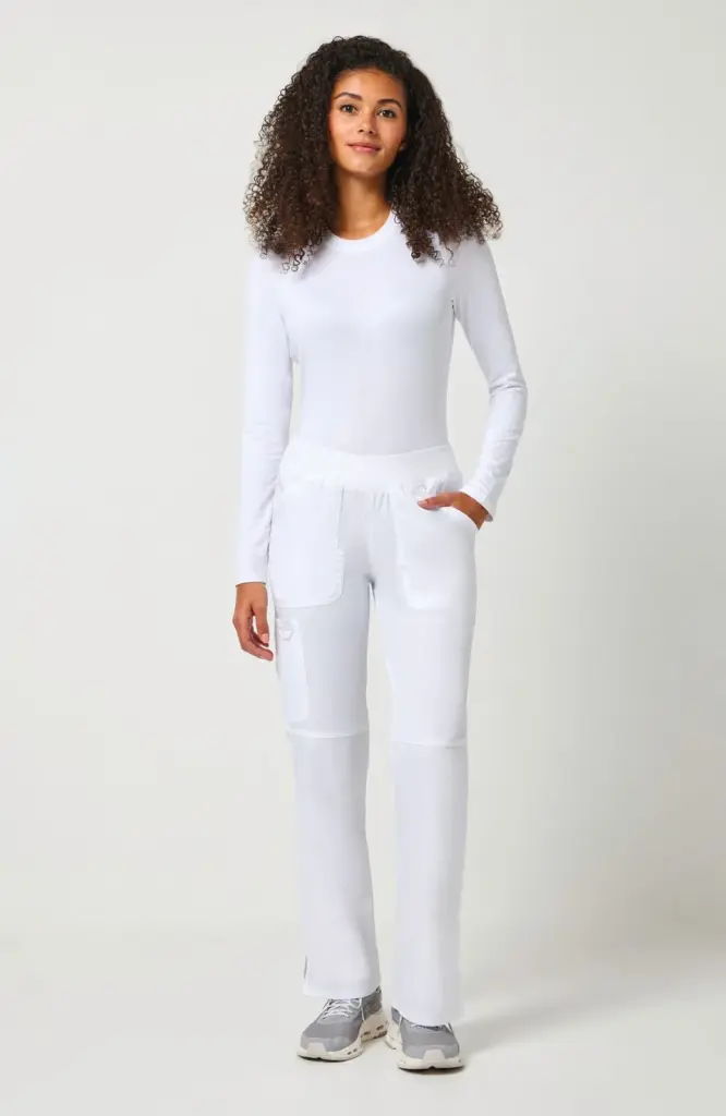Cargobroek met standaard taille en zonder sluiting voor dames