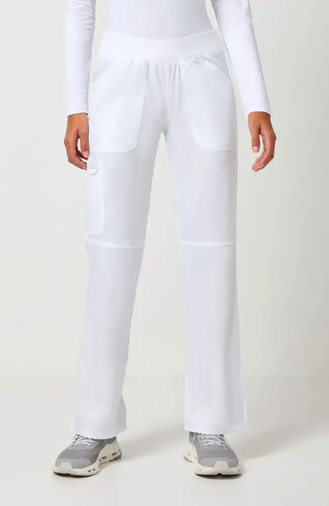 Cargobroek met standaard taille en zonder sluiting voor dames — productfoto 2