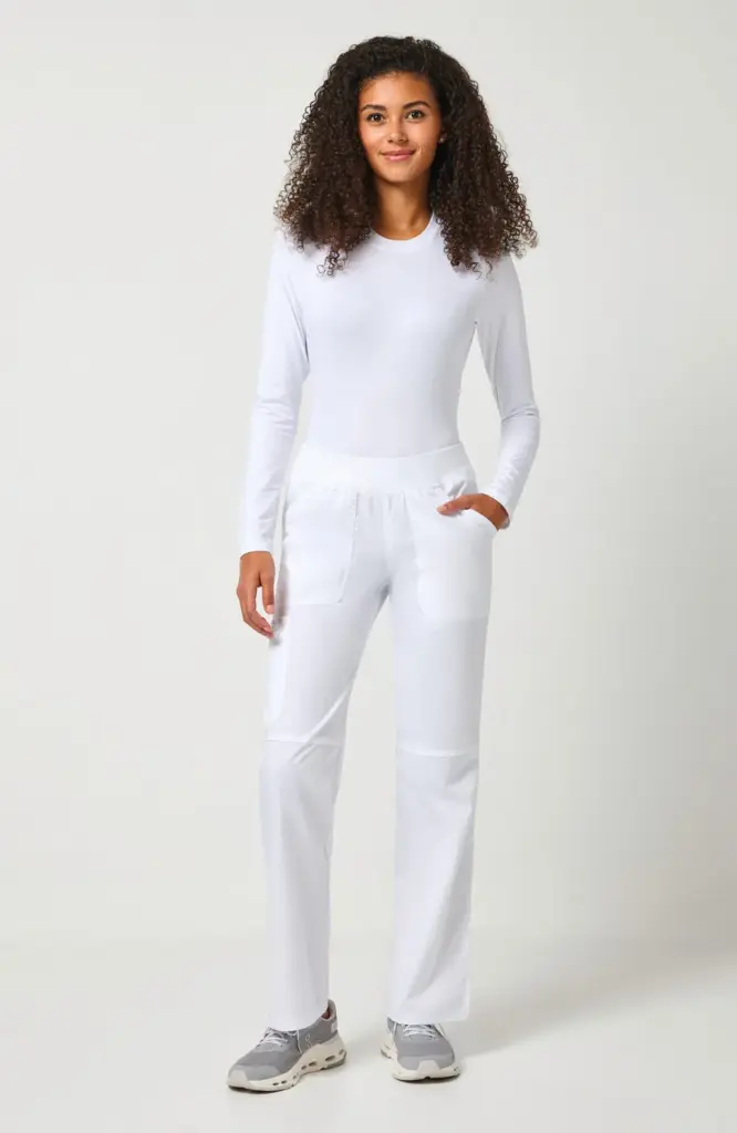 Cargobroek met standaard taille en zonder sluiting voor dames — productfoto 3