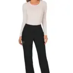 Cargobroek met standaard taille en zonder sluiting voor dames — productfoto 4