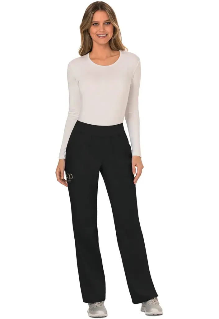 Cargobroek met standaard taille en zonder sluiting voor dames — productfoto 4