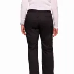 Cargobroek met standaard taille en zonder sluiting voor dames, black — productfoto 8