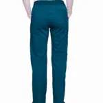 Cargobroek met standaard taille en zonder sluiting voor dames, caribbean blue — productfoto 11