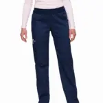 Cargobroek met standaard taille en zonder sluiting voor dames, navy — productfoto 20
