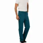 Cargobroek met gulp voor heren, caribbean blue — productfoto 14